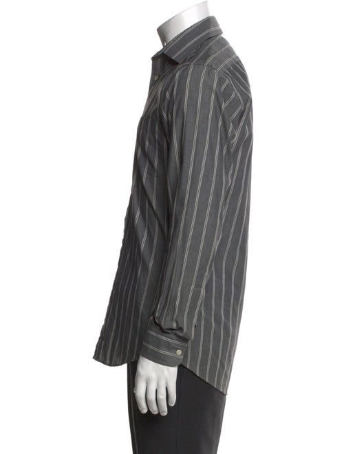 Yves Saint Laurent Striped Long Sleeve Shirt