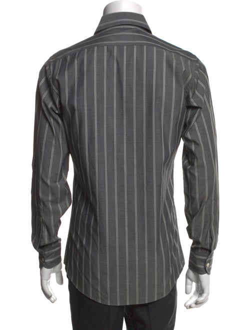 Yves Saint Laurent Striped Long Sleeve Shirt