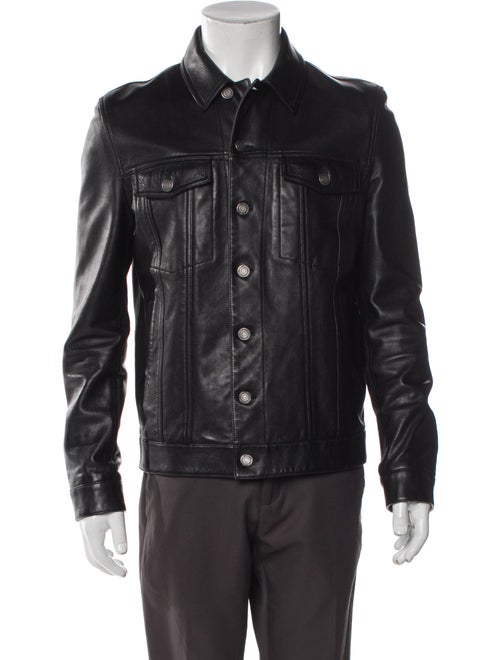Yves Saint Laurent Lambskin Trucker Jacket