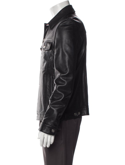 Yves Saint Laurent Lambskin Trucker Jacket