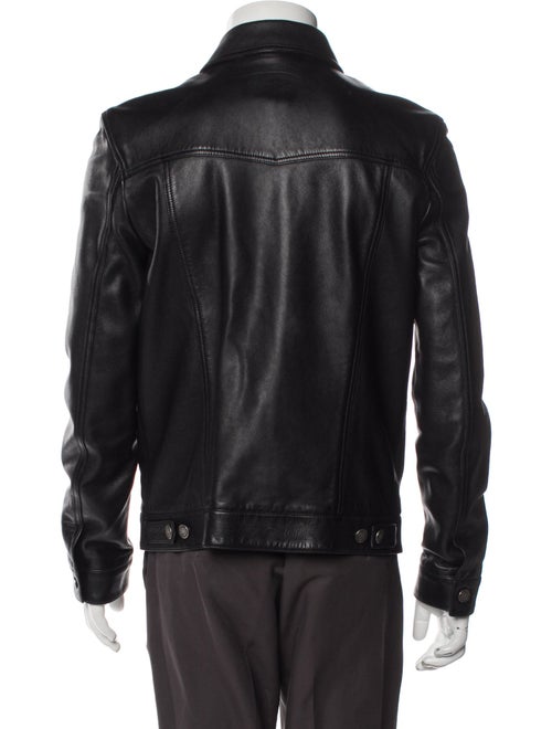 Yves Saint Laurent Lambskin Trucker Jacket