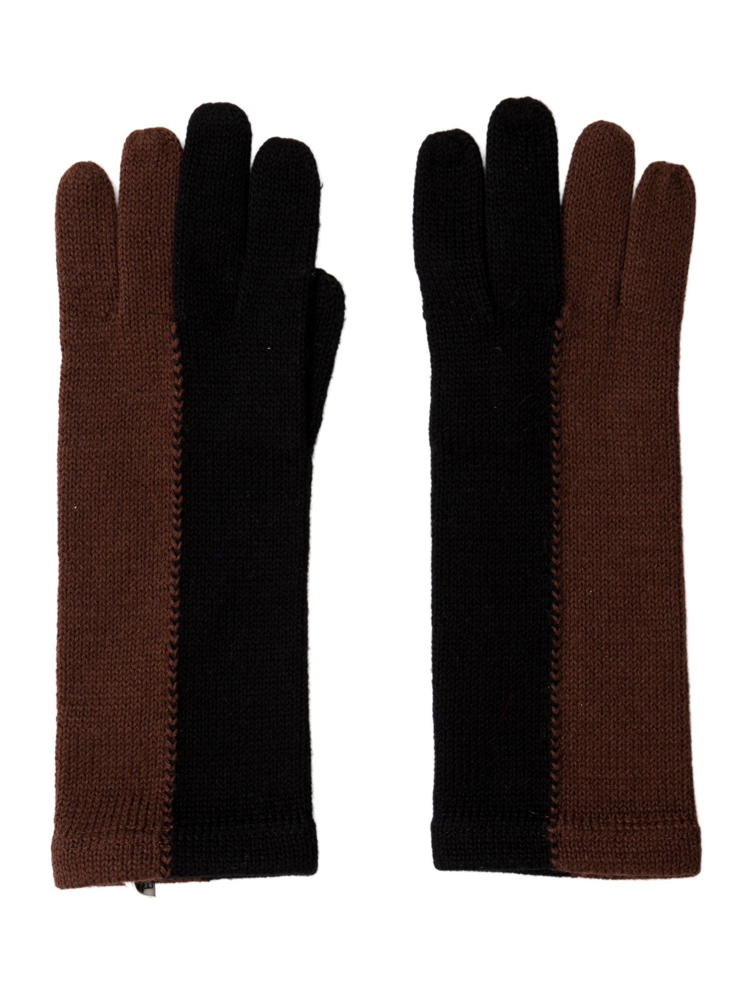 Yves Saint Laurent Knitted Gloves