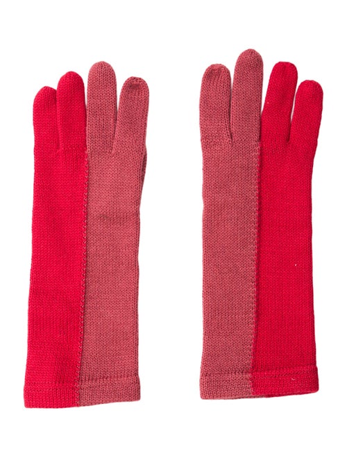 Yves Saint Laurent Knitted Gloves