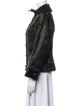 Yves Saint Laurent Rive Gauche Printed Denim Jacket