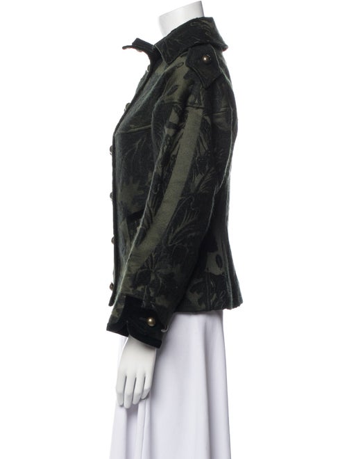 Yves Saint Laurent Rive Gauche Printed Denim Jacket