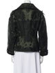 Yves Saint Laurent Rive Gauche Printed Denim Jacket