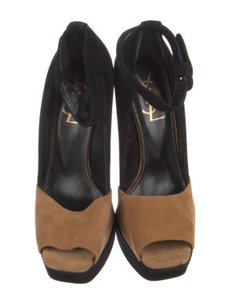 Yves Saint Laurent Suede Sandals