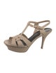 Yves Saint Laurent Leather Sandals