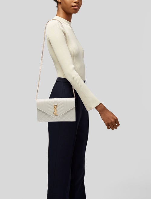 Saint Laurent Leather Envelope