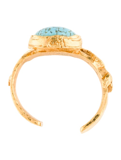 Yves Saint Laurent Glass Arty Cuff Bracelet