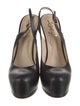 Yves Saint Laurent Leather Slingback Pumps