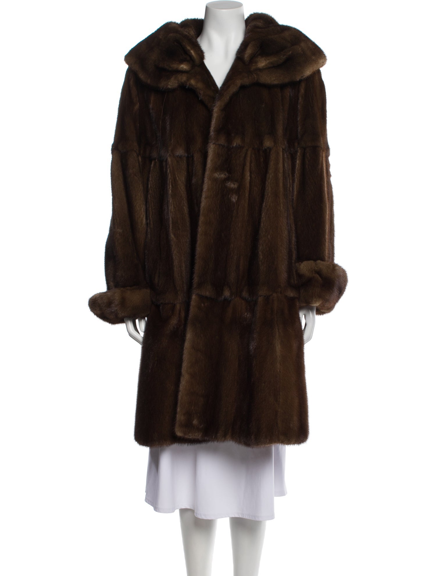 Yves Saint Laurent Vintage Late 1970's - Early 1980's Fur Coat