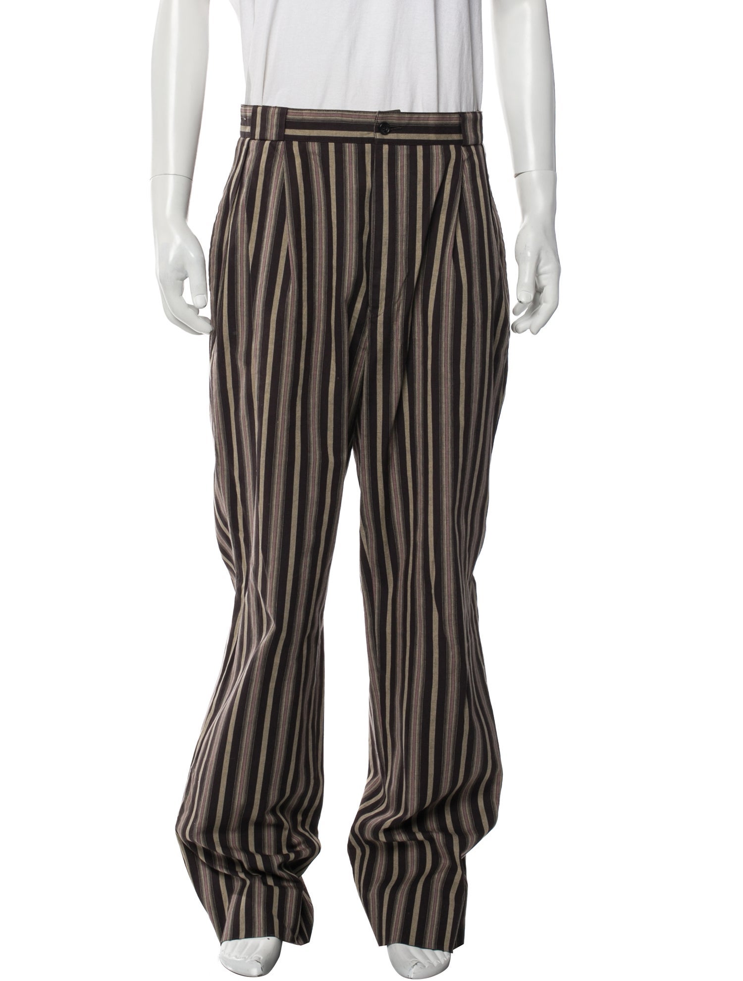 Yves Saint Laurent Striped Pants