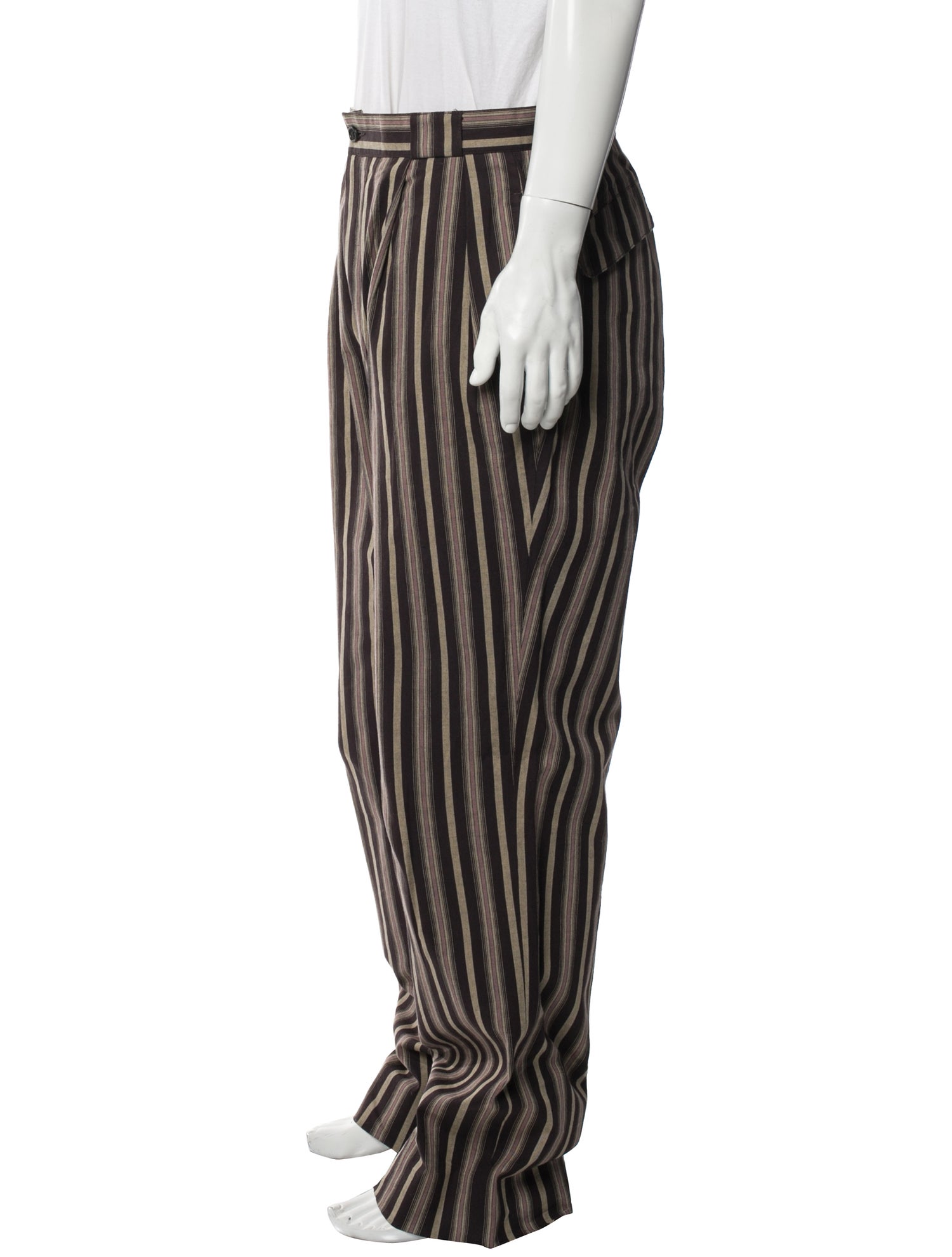 Yves Saint Laurent Striped Pants