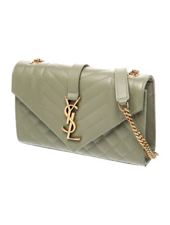 Saint Laurent Leather Crossbody Bag 2022