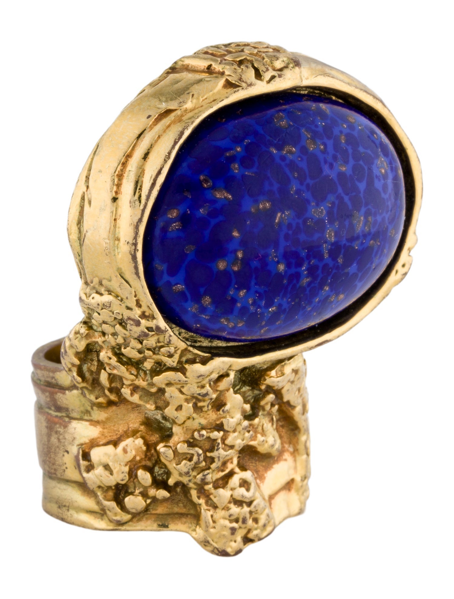 Yves Saint Laurent Glass Arty Cocktail Ring