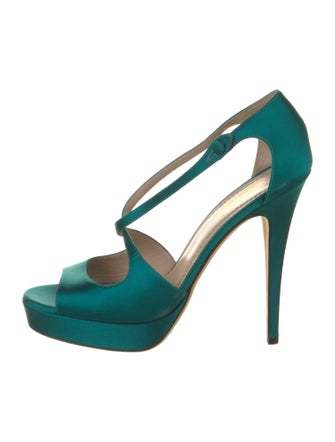 Yves Saint Laurent Satin Sandals