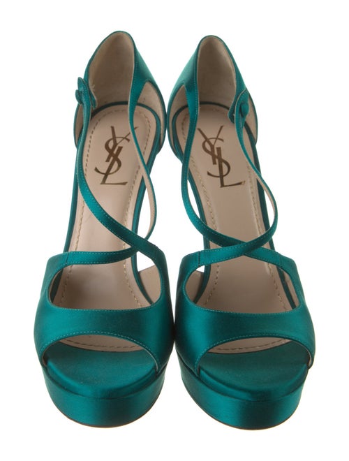 Yves Saint Laurent Satin Sandals