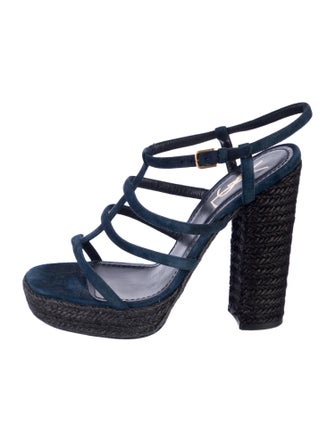 Yves Saint Laurent Suede Espadrilles