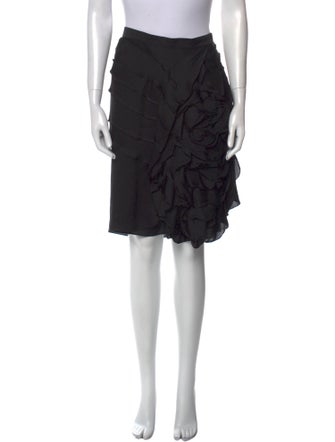 Yves Saint Laurent Silk Knee-Length Skirt