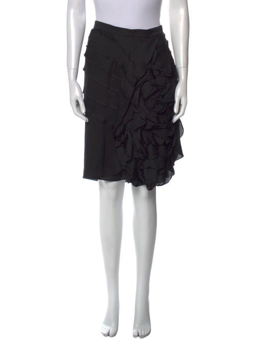 Yves Saint Laurent Silk Knee-Length Skirt