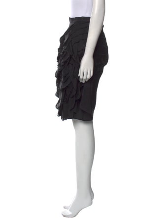 Yves Saint Laurent Silk Knee-Length Skirt