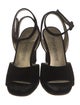 Yves Saint Laurent Velvet Sandals