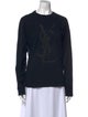 Yves Saint Laurent Crew Neck Long Sleeve Sweatshirt