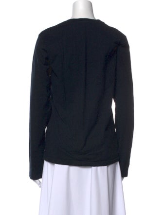 Yves Saint Laurent Crew Neck Long Sleeve Sweatshirt