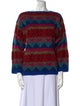 Yves Saint Laurent Striped Bateau Neckline Sweater