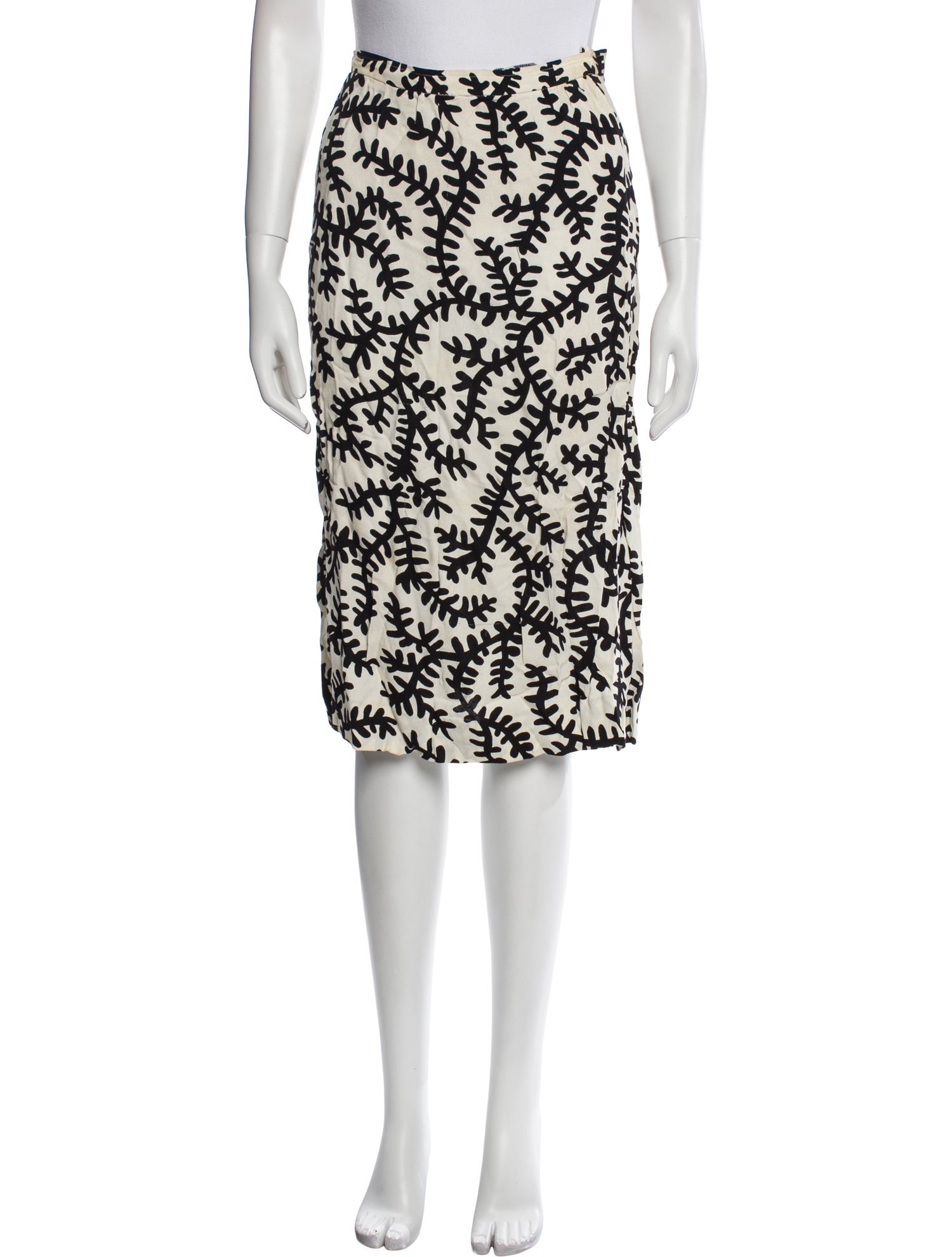 Yves Saint Laurent Rive Gauche Vintage Knee-Length Skirt