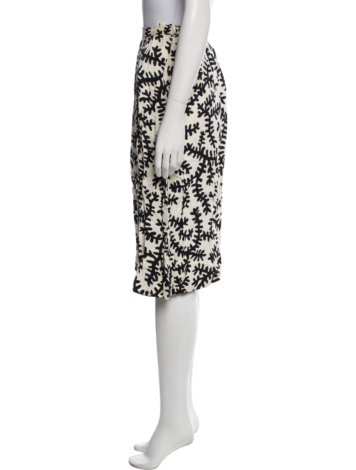 Yves Saint Laurent Rive Gauche Vintage Knee-Length Skirt