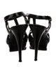 Yves Saint Laurent Patent Leather T-Strap Sandals