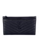 Yves Saint Laurent Grain De Poudre Leather Wallet