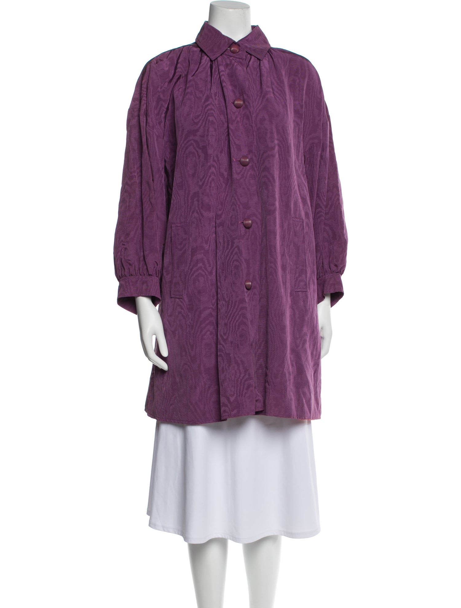 Yves Saint Laurent Rive Gauche Vintage 1980's Trench Coat