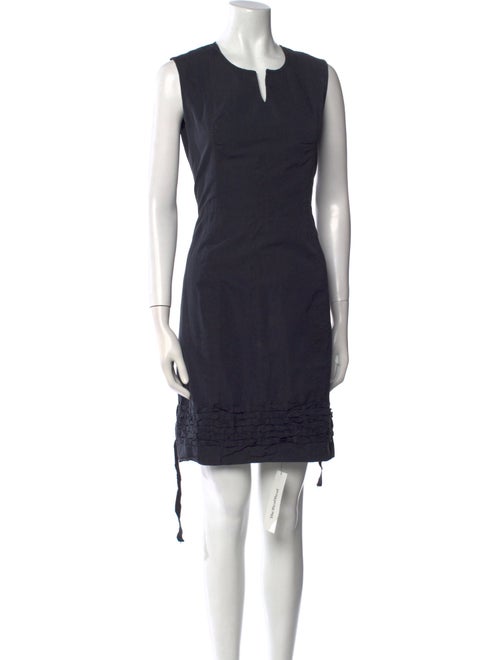 Yves Saint Laurent V-Neck Mini Dress