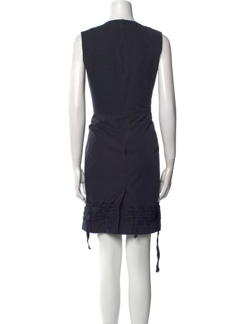 Yves Saint Laurent V-Neck Mini Dress