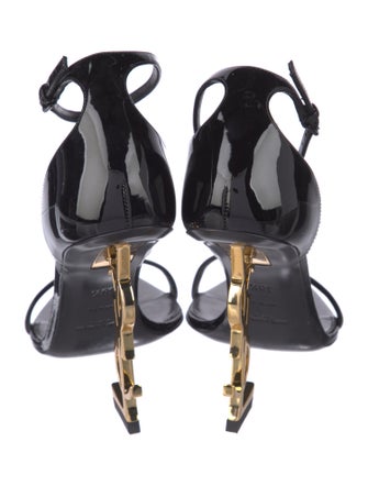 Yves Saint Laurent Patent Leather Sandals