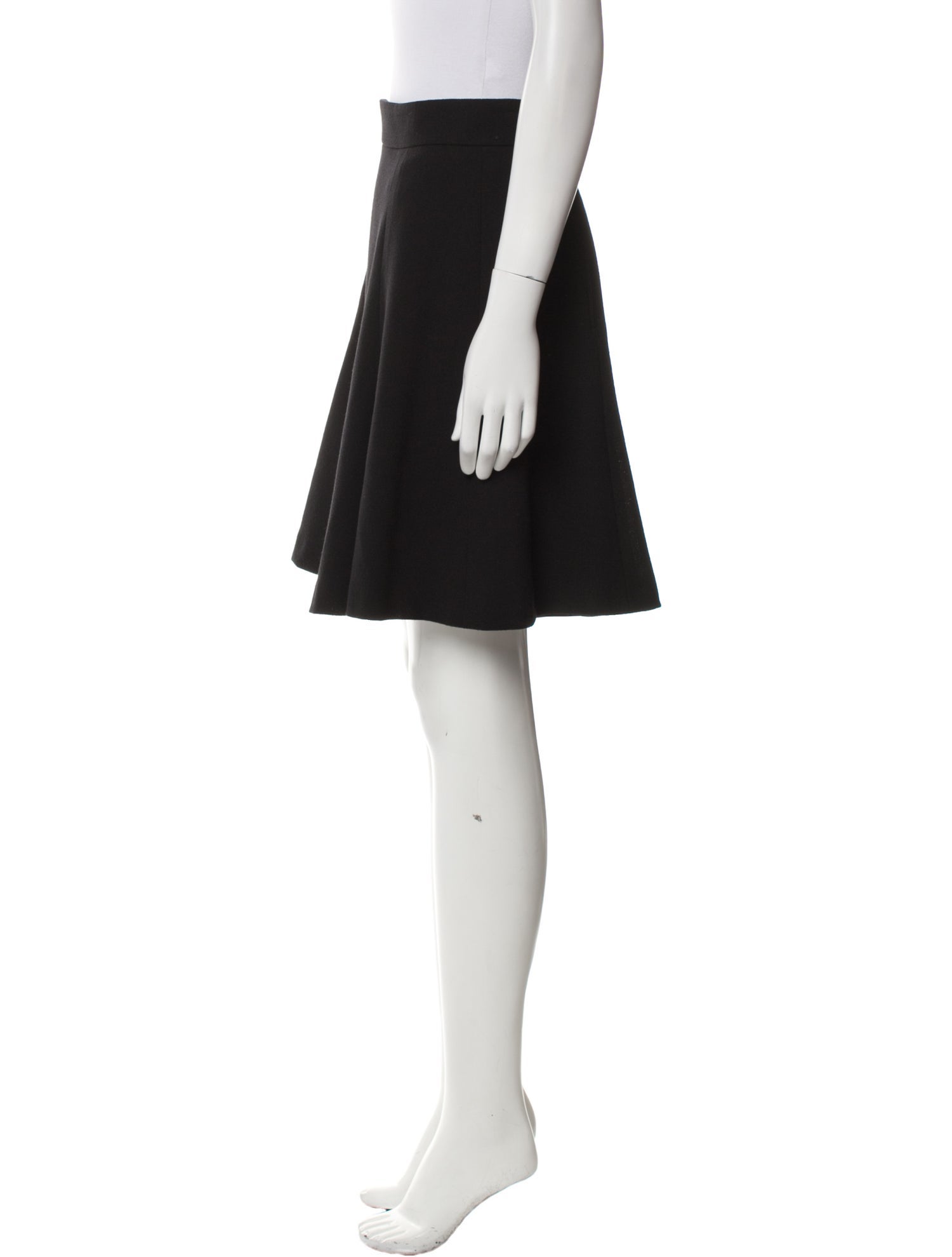 Yves Saint Laurent Wool Knee-Length Skirt