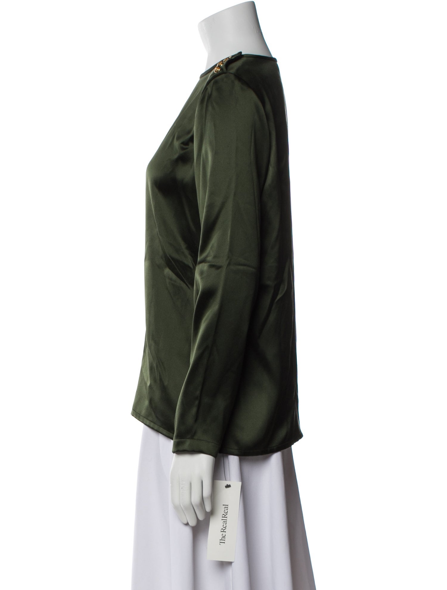 Yves Saint Laurent Rive Gauche Vintage Late 1980's - Early 1990's Blouse