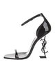 Yves Saint Laurent Patent Leather Sandals