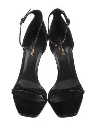 Yves Saint Laurent Patent Leather Sandals