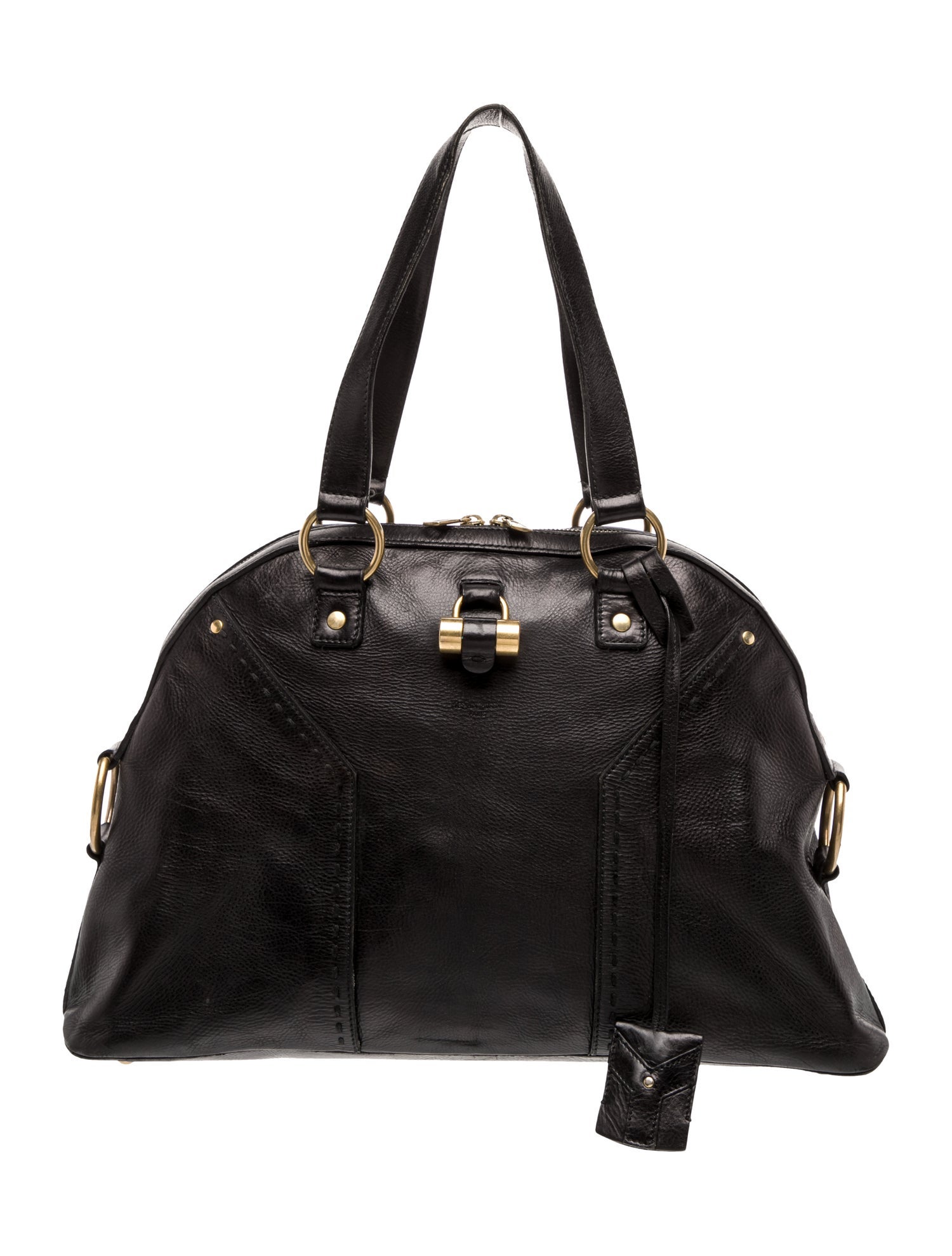 Yves Saint Laurent Leather Top Handle Bag