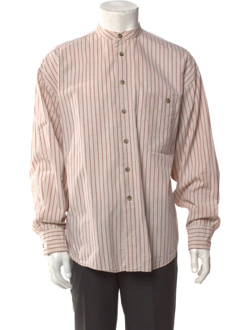 Yves Saint Laurent Striped Long Sleeve Shirt