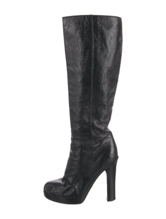 Yves Saint Laurent Patent Leather Boots