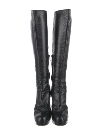 Yves Saint Laurent Patent Leather Boots