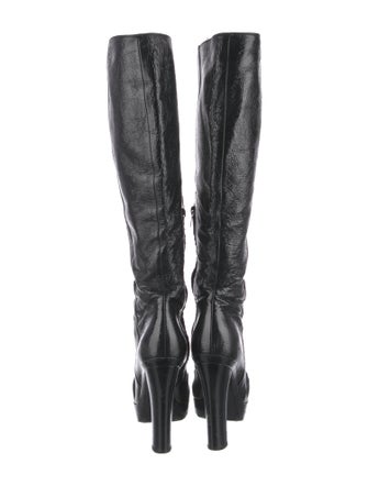 Yves Saint Laurent Patent Leather Boots