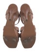 Yves Saint Laurent Leather T-Strap Sandals