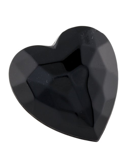 Yves Saint Laurent Resin Heart Cocktail Ring