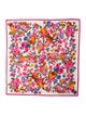 Yves Saint Laurent Silk Floral Print Scarf